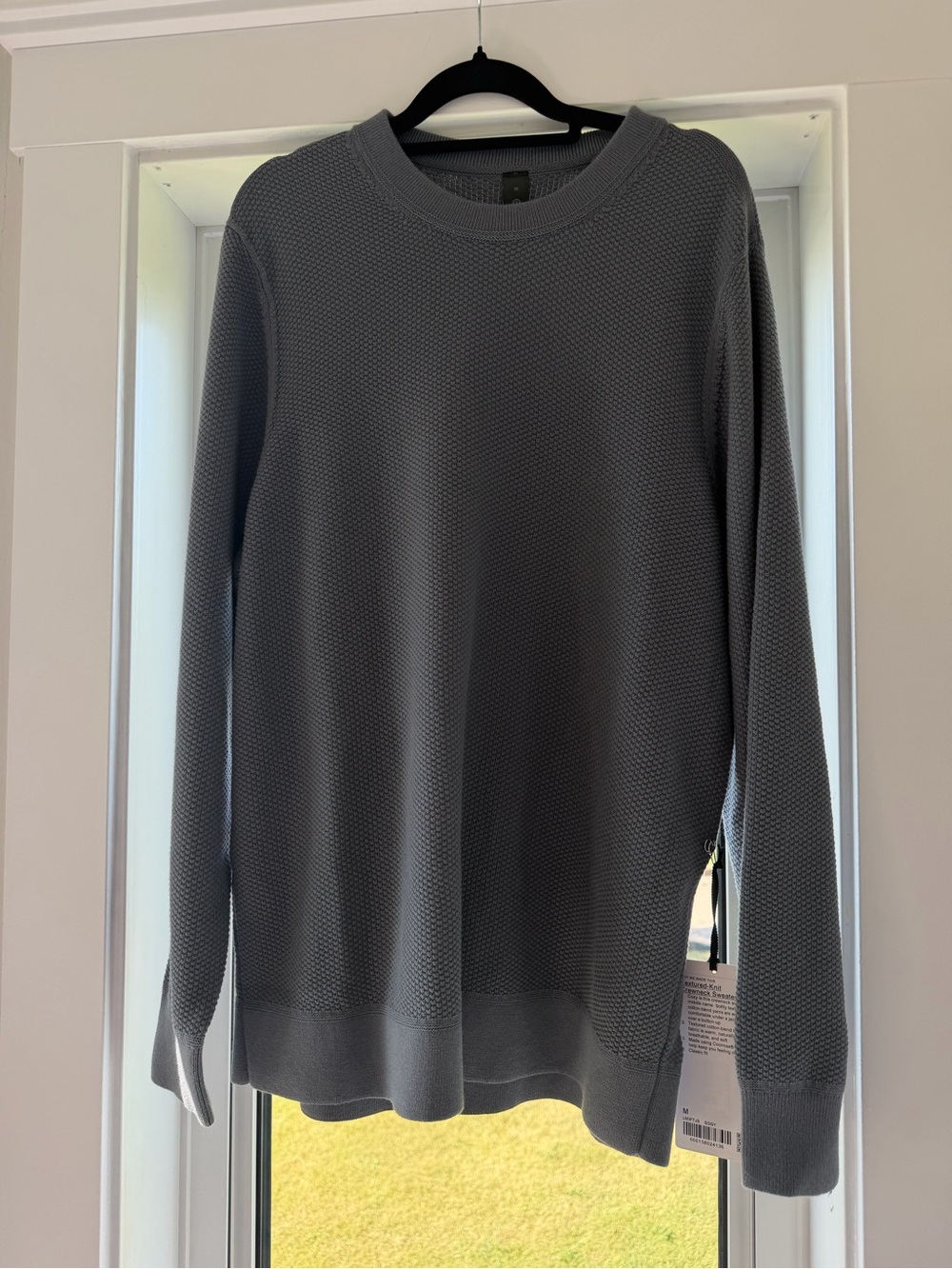 Lululemon Men's and Crewneck Textured Sweater - Gray